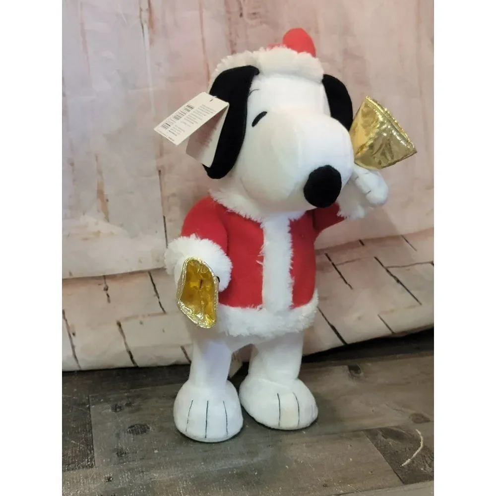Snoopy Hallmark bell ringer animatronic plush‎ Xmas figure